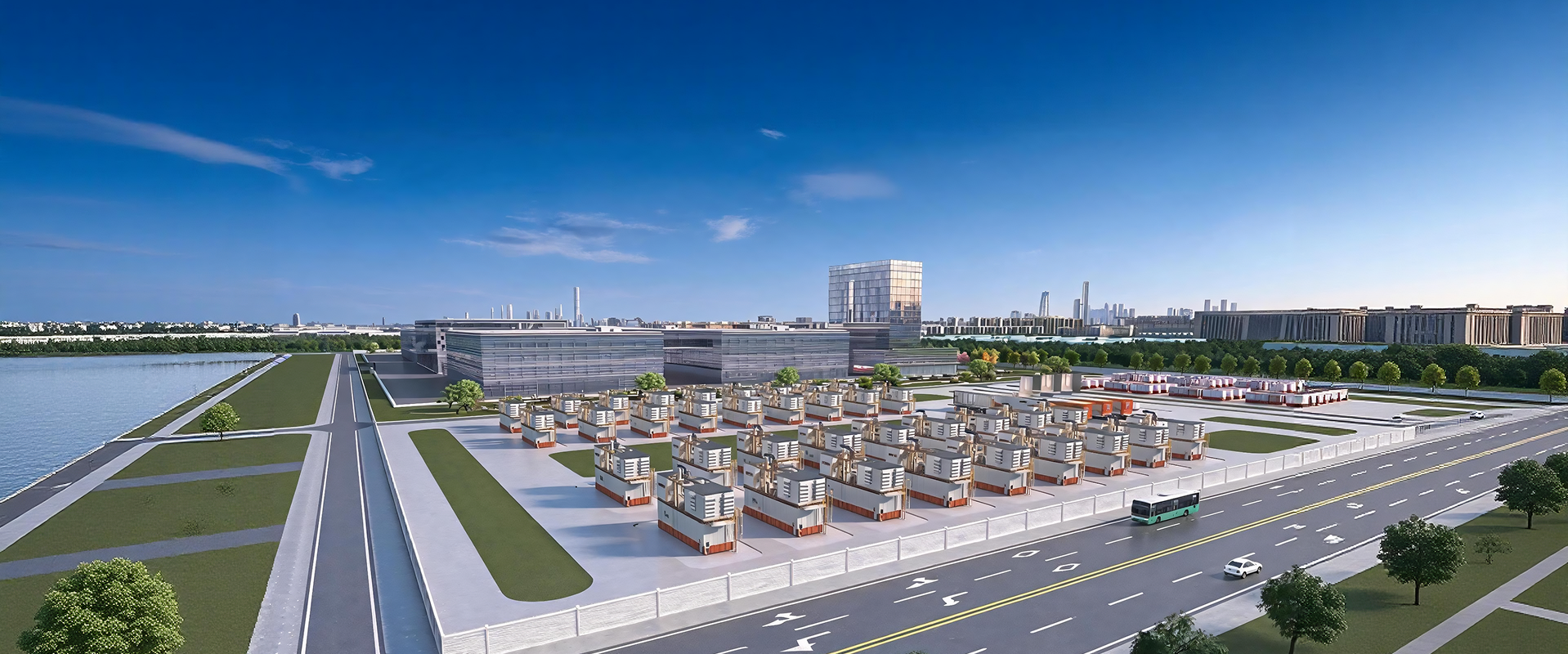 100MW-class Integrated Power Supply Project for Data Centers